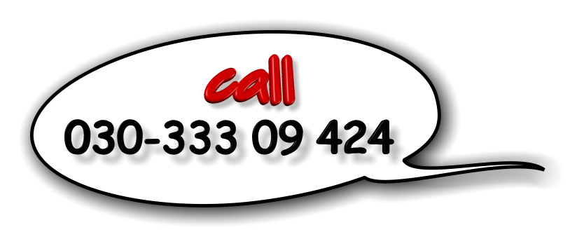 call 030-333 09 424