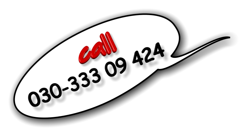 call 030-333 09 424