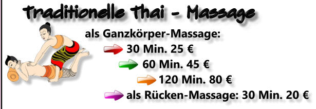 Traditionelle Thai - Massage